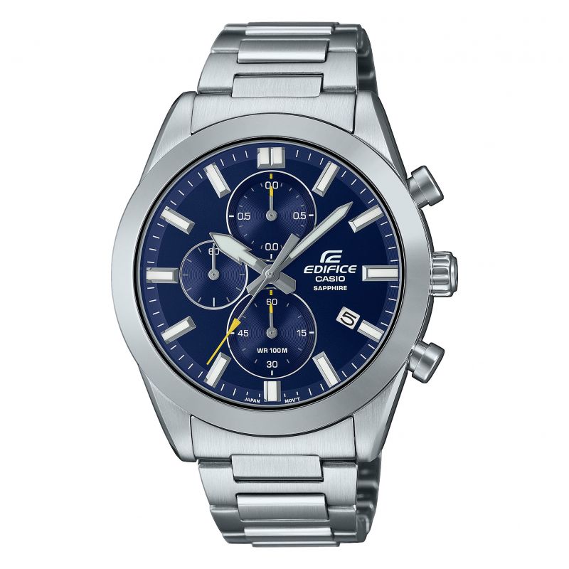 Mens Casio Sapphire Crystal 710 Series Chronograph Watch